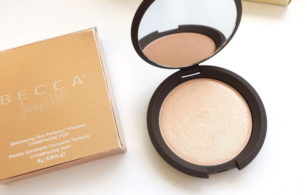 BECCA JACLYN HILL Champagne Splits Skin Perfector Mineral Blush PROSECCO POP/PAMPLEMOUSSE