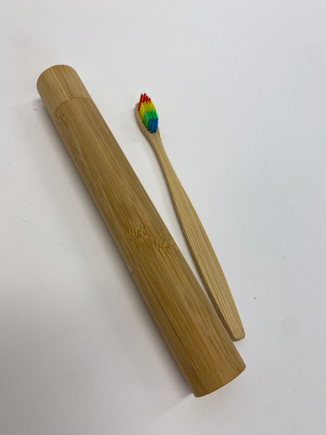 Arkive Upcycles Bamboo Rainbow Toothbrush w/ Case